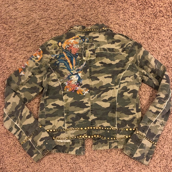 Camo Beaded True Rebel Jacket - Picture 3 of 6